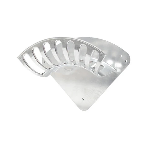 WILTEC Support De Tuyau En Aluminium Moulé Sous Pression Fixation Murale 190x140mm Tuyau, Câble & Corde – Image 2