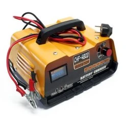 WILTEC Chargeur De Batteries Pour Les Véhicules 12V/24V Avec Fonction Aide Pour Le Démarrage