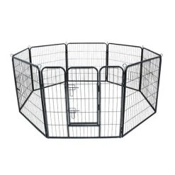 WILTEC Enclos Parc Extérieur Chien Et Chat Grillage Barrière Protection Animaux Domestiques L 210x100cm
