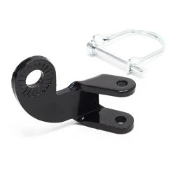 WILTEC Essieu Attelage Remorque Noir Pour Vélo Attache- Remorque Bicyclette Vélo Couché Vélo électrique