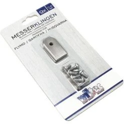 WILTEC Lames 9x0,6mm Vis Montage Automover Robot - Tondeuse Lames