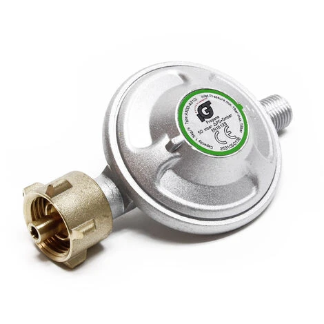 WILTEC Réducteur De Pression 50mbar Détendeur Avec Tuyau Propane De 100 Cm Pour Bouteille De Gaz 21,8x1,14L – Image 3