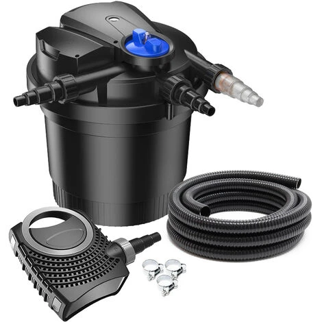 WILTEC SunSun CPA-5000 SET 8000l 11W UVC NEO2800 Pompe Tuyau Kit De Filtration
