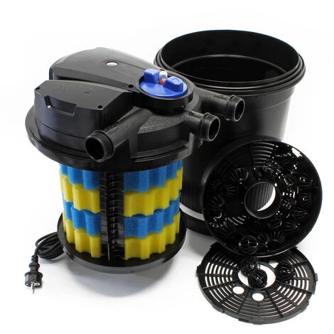 WILTEC SunSun CPA-10000 SET 12000l 11W UVC NEO3800 Pompe Tuyau Kit De Filtration – Image 2