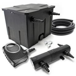WILTEC SunSun CBF-350 CUV-224 24W SET NEO6000 Pompe Tuyau Kit De Filtration