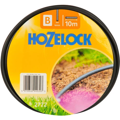 WILTEC Hozelock Tuyau D'alimentation EasyDrip 10m 4mm Pour Micro-irrigation, PVC Résistant Aux UV – Image 2