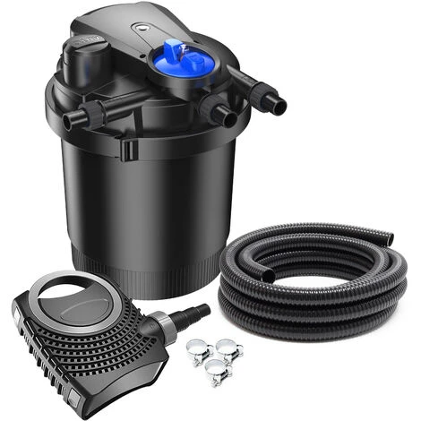 WILTEC SunSun CPA-2500 SET 6000l 11W UVC NEO3800 Pompe Tuyau Kit De Filtration