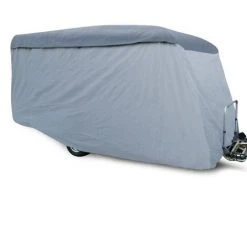 WILTEC Housse De Protection Pour Caravane Taille L 580x225x220 Cm Bâche Camping-car Revêtement Imperméable
