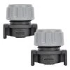 WILTEC Hozelock Embout Pour Irrigation De Surface Easy Drip 2 Pièces, Pour Fermer Les Tuyaux De 13 Mm
