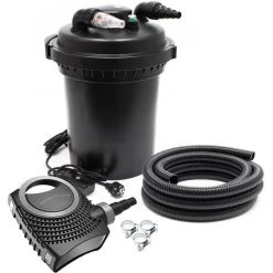 WILTEC SunSun CPF-500 SET 30000l 11W UVC NEO3800 Pompe Tuyau Kit De Filtration
