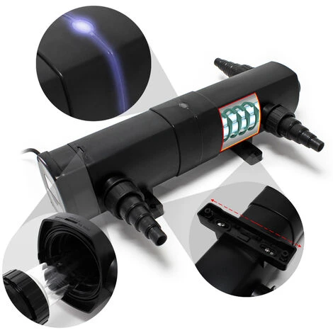 WILTEC SunSun CBF-350B CUV-236 36W SET NEO6000 Pompe Tuyau Kit De Filtration – Image 4