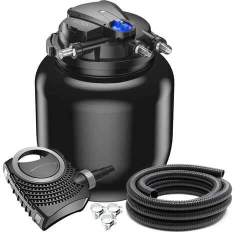WILTEC SunSun CPA-50000 SET 100000l 55W UVC NEO6000 Pompe Tuyau Kit De Filtration