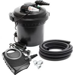 WILTEC SunSun CPF-280 SET 8000l 11W UVC NEO6000 Pompe Tuyau Kit De Filtration