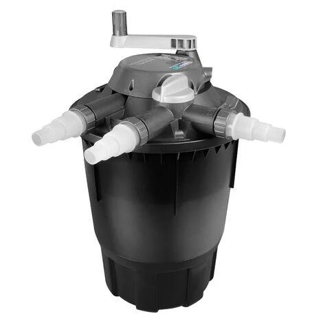 WILTEC Hozelock Bioforce Kit Filtre Pression Jusqu’à 28000L, Avec Aquaforce 8000L/h, UVC 55W – Image 2