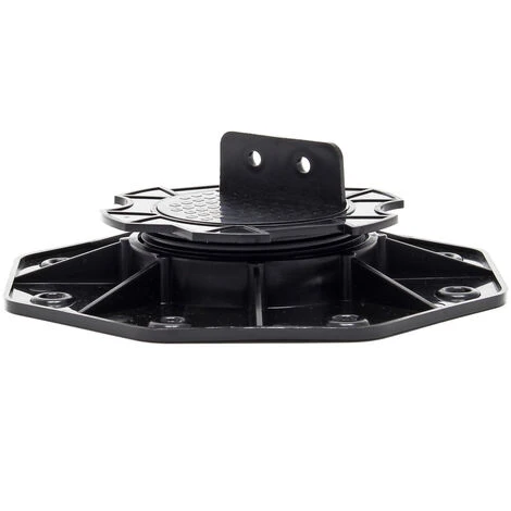 WILTEC XPOtool Plots De Fondation Charge 2700kg Pieds De Support Réglage Hauteur 18-30mm Lames Terrasse – Image 3