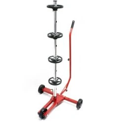 WILTEC Arbre De Rangement Pour Jantes Mobile Support Pour Pneux Voiture Rangement De Jantes