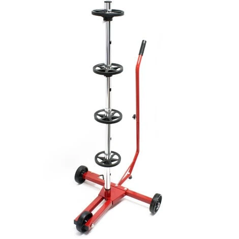 WILTEC Arbre De Rangement Pour Jantes Mobile Support Pour Pneux Voiture Rangement De Jantes