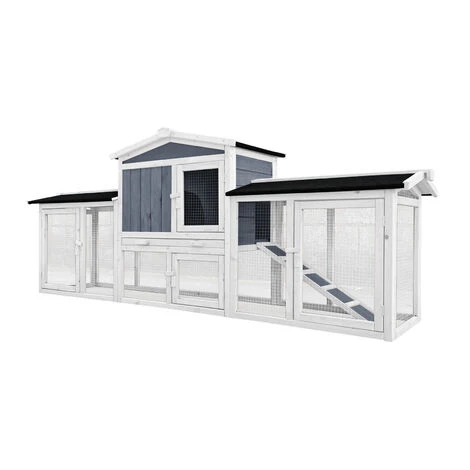 WILTEC Clapier Lapin Clapier Lièvre Cage Enclos Libre – Image 2