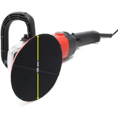 WILTEC XPOtool Machine Polir Meuleuse 1200W 3000 Tr./min Pochette Polisseuse 6 Niveaux Ponceuse Rotative – Image 5