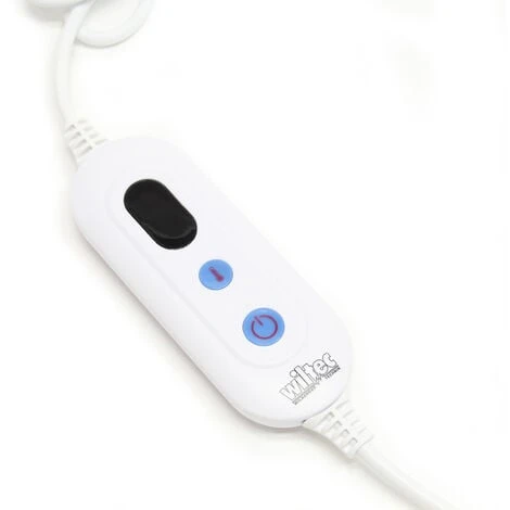 WILTEC Coussin Chauffant Laine Polaire 40x30cm 3 Niveaux De Chauffage Arrêt Automatique Lavable à 30° – Image 3