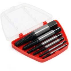 WILTEC XPOtool Lot D’extracteurs De Vis 6 Pièces Pour Vis Et Boulons De 3-25mm (M3-M25) Extracteurs De Goujon Acier Au Carbone
