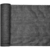 WILTEC Bâche De Clôture 1,2×6m, Gris Anthracite, Brise-vue Clôture Balcon Jardin, Tissu PE-HD Stabilisé UV