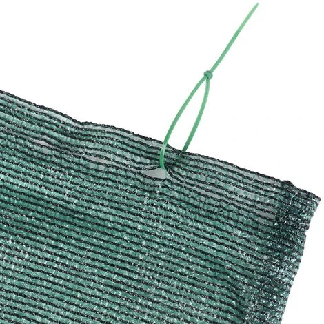 WILTEC Bâche De Clôture 1,5 × 25 M, Verte, Brise-vue Pour Clôtures, Balcons Et Jardins, Tissu En PE-HD Stabilisé Aux Rayons UV – Image 5