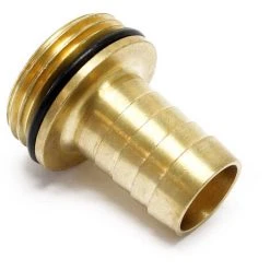 WILTEC 1/3 Raccord à Vis 33,25mm (1'') Filetage Mâle Taille Tuyau 19mm (3/4'') Avec Collet Et Joint Torique