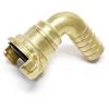 WILTEC Section Tube Coudée 90° Raccord Rapide Douille 19mm (3/4") Filetage Mâle 360° Accouplement à Griffes