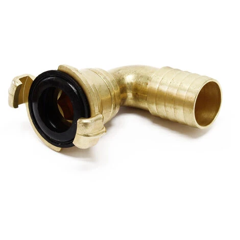 WILTEC Section Tube Coudée 90° Raccord Rapide Douille 25mm (1") Filetage Mâle 360° Accouplement à Griffes – Image 3