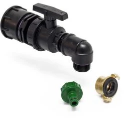 WILTEC Adaptateur IBC S60X6 Femelle Robinet à Bille Raccord à Griffes & Encliquetage 33.25 (1") Filet Mâle