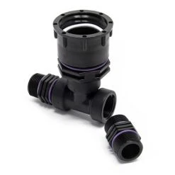 WILTEC Adaptateur IBC S60X6 Filet Femelle Pièce En T 2x 33.25 (1") Filetage Mâle / 30.93 (1") Filet Femelle