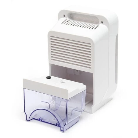 WILTEC Déshumidificateur Réservoir 1,3l Pour Des Pièces Jusqu'à 20m² Blanc Effet Peltier Arrêt Automatique – Image 3