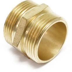 WILTEC Embout Fileté En Laiton 2× 41,91mm (1 1/4″) FE Filetage De Tuyau