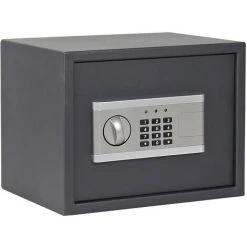 WILTEC Coffre-fort électronique Mural 350x250x250mm Serrure à Combinaison Alarme Double Boulon En Acier