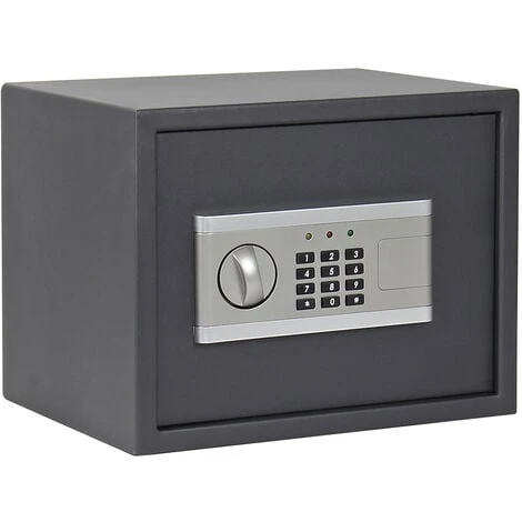 WILTEC Coffre-fort électronique Mural 350x250x250mm Serrure à Combinaison Alarme Double Boulon En Acier