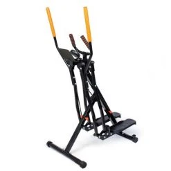 WILTEC Appareil Cardio- Vasculaire Stepper Écran Distance Temps Fitness & Calorie Capteur Pouls 100kg Max.