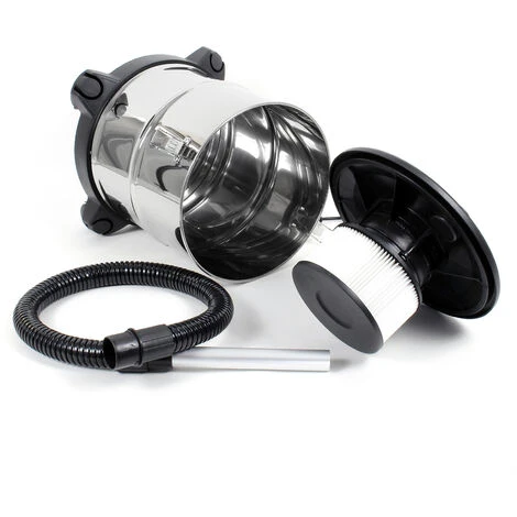 WILTEC Aspirateur à Cendres 20L Avec Filtre HEPA Extracteur 800W Gril Foyer Fonction Soufflage Cheminée – Image 2