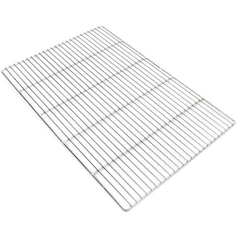 WILTEC Grille De Barbecue Acier Inoxydable Carrée 60 X 40 Cm Sans Rouille Barbecue à Charbon De Bois /à Gaz
