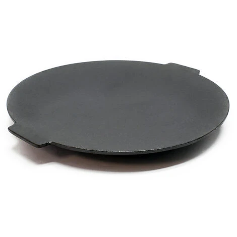 WILTEC Dutch Oven Plaque Gril De Barbecue Ronde Ø44cm Hauteur 35cm Support En Fonte Antiadhésif Plancha – Image 5