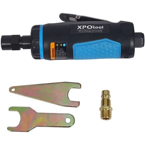 WILTEC XPOtool Ponceuse Pneumatique 168mm Polissage Air Comprimé Boîtier Alu 6,3 Bar Meuleuse 22000tr./min