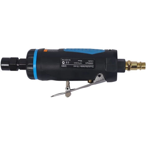 WILTEC XPOtool Ponceuse Pneumatique 168mm Polissage Air Comprimé Boîtier Alu 6,3 Bar Meuleuse 22000tr./min – Image 2