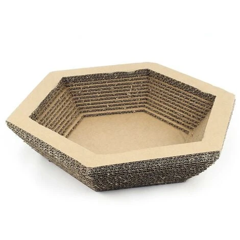 WILTEC Griffoir Carré Meuble Pour Chat Entretien De Griffes Grattoir Patin à Gratter Animaux Jeux