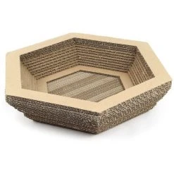 WILTEC Griffoir Angulaire Plat Meuble Pour Chat Entretien De Griffes Grattoir Patin à Gratter Animaux