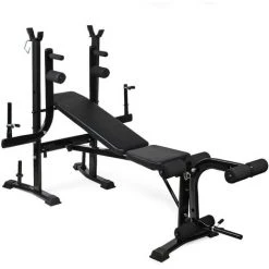 WILTEC Station Musculation Haltérophilie 200kg Pliable Curler Pour Bras/Jambes Entraînement Support Haltère