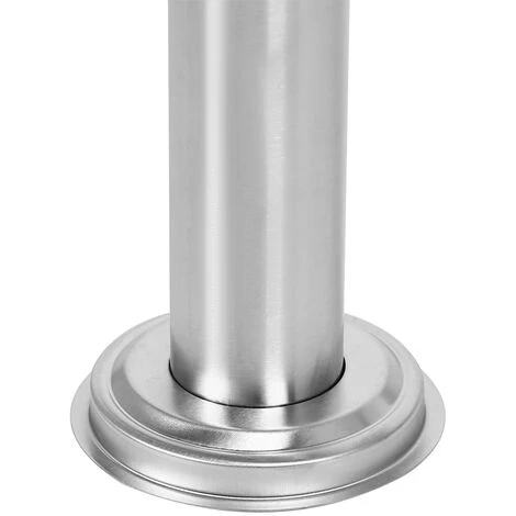 WILTEC Rampe Escalier Acier Affiné V2A 4 Tiges 180cm Rambarde Main Courante Balustrade – Image 5