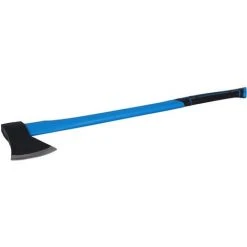 WILTEC XPOtool Hache à Fendre 1500g Manche En Fibre De Verre 860mm Hache Avec Lame En Acier Carbone Bois