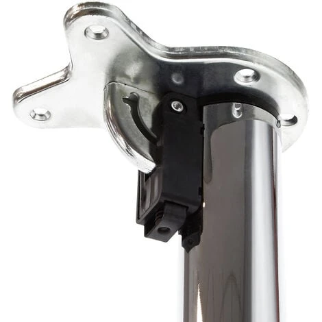 WILTEC Pied De Table Lot De 4 Chromé Support De Table Réglable En Hauteur 70-110cm – Image 5