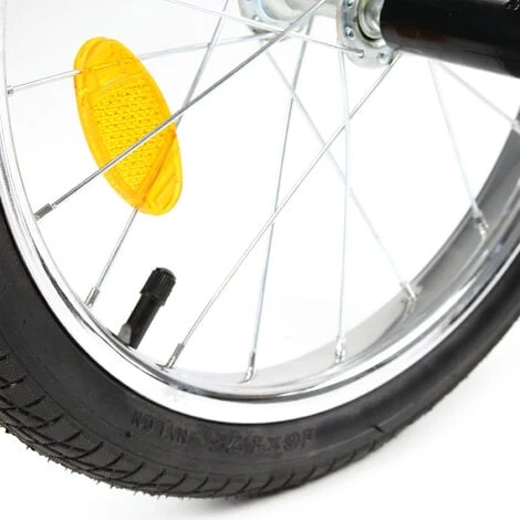 WILTEC Remorque Pour Vélo Charge Max. 50kg Charrette à Bras Pour Bicyclette Pneus Chariot Emplettes – Image 5