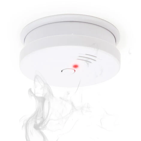 WILTEC 20x Détecteur De Fumée Batterie 9V Volume D’alarme 85dB DIN EN 14604 Certifié Détecteur D’incendie – Image 2
